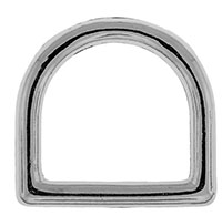 Diecast Zinc D-Ring, Nickel Plated